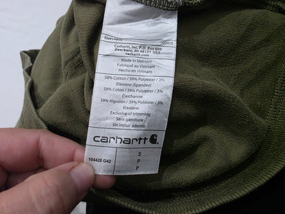 Sudadera Carhartt Chico S Relaxed Fit Cierre Corto Verde