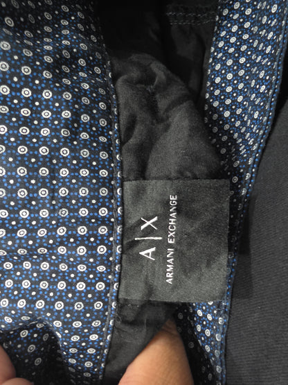 Bermuda Armani Exchange Talla 30 Azul Figuras