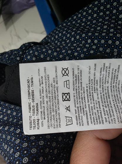 Bermuda Armani Exchange Talla 30 Azul Figuras