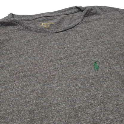 Playera Ralph Lauren Chico S Cafe Pony Verde Mana Larga