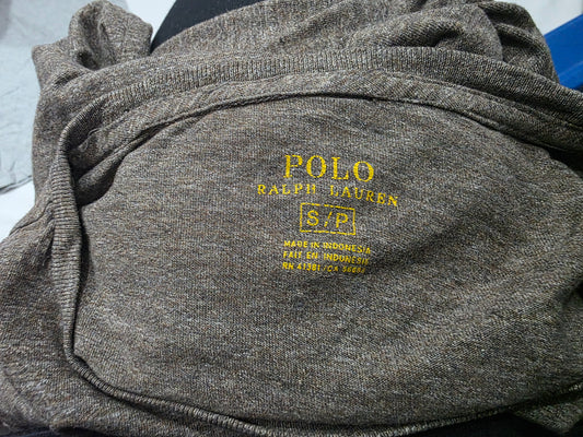 Playera Ralph Lauren Chico S Cafe Pony Verde Mana Larga