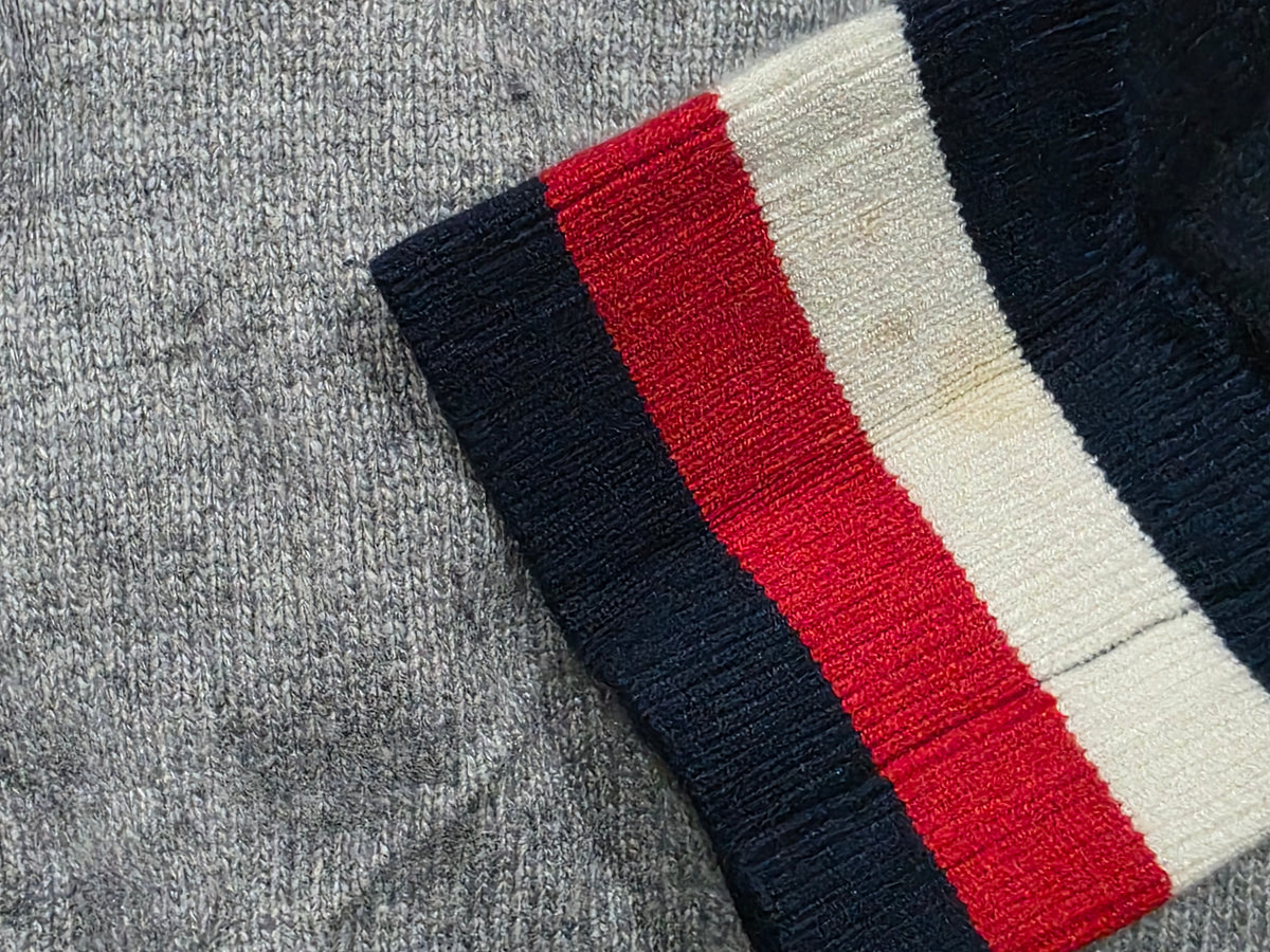 Sudadera Tommy Hilfiger Mediana M Gris Y Azul Con Gorro