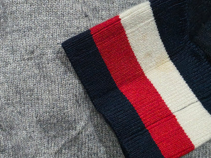 Sudadera Tommy Hilfiger Mediana M Gris Y Azul Con Gorro