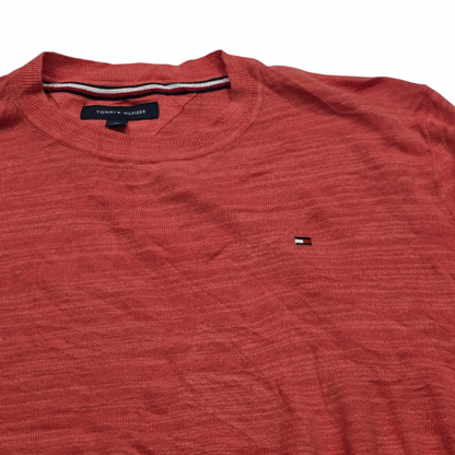 Sueter Tommy Hilfiger Mediana M Coral Fosforescente