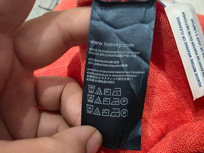 Sueter Tommy Hilfiger Mediana M Coral Fosforescente