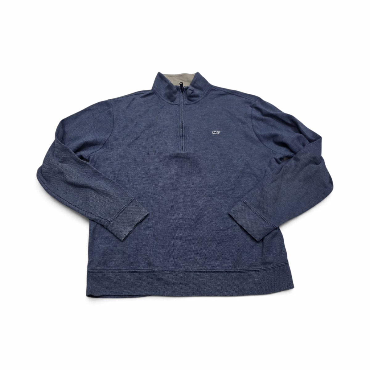 Sueter Vineyard Vines Mediana M Cierre Corto Azul