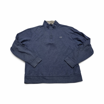 Sueter Vineyard Vines Mediana M Cierre Corto Azul