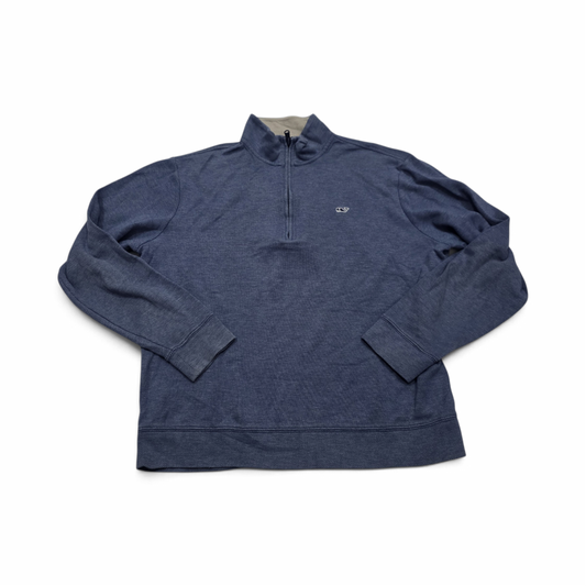Sueter Vineyard Vines Mediana M Cierre Corto Azul