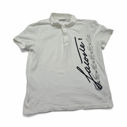 Playera Lacoste Mediana M Blanco Polo