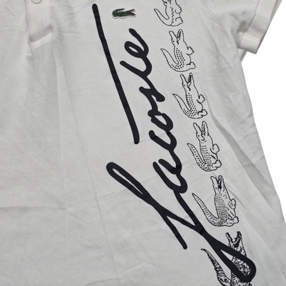 Playera Lacoste Mediana M Blanco Polo