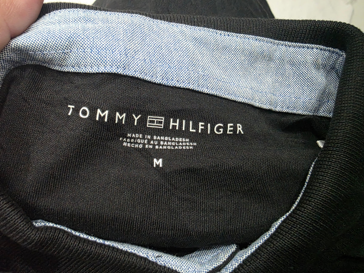 Playera Tommy Hilfiger Mediana M Polo Negro