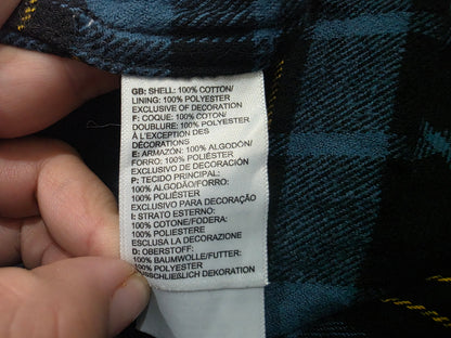 Camisa The North Face Mediana M Cuadro Azul