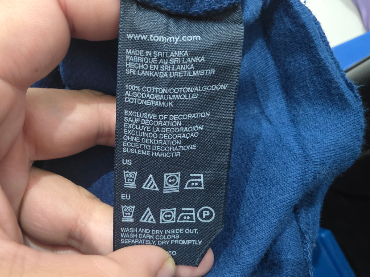 Sueter Tommy Hilfiger Grande L Azul Cierre Corto