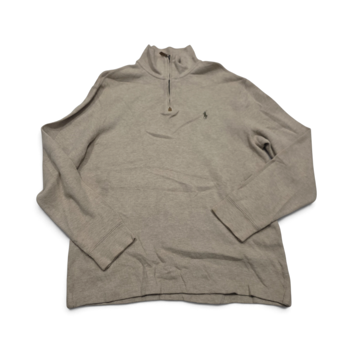 Sueter Ralph Lauren Grande L Cafe Pony Verde Cierre Corto
