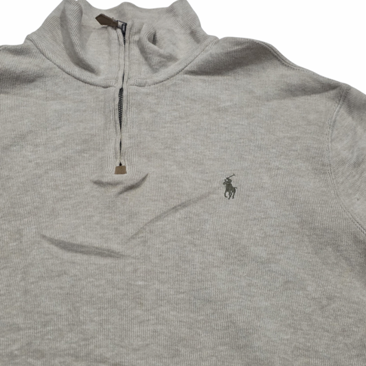 Sueter Ralph Lauren Grande L Cafe Pony Verde Cierre Corto