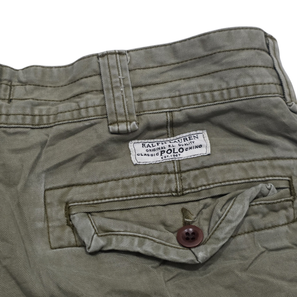 Bermuda Ralph Lauren Talla 36 Cargo Verde
