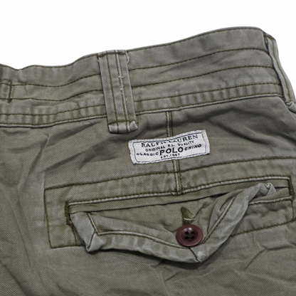 Bermuda Ralph Lauren Talla 36 Cargo Verde