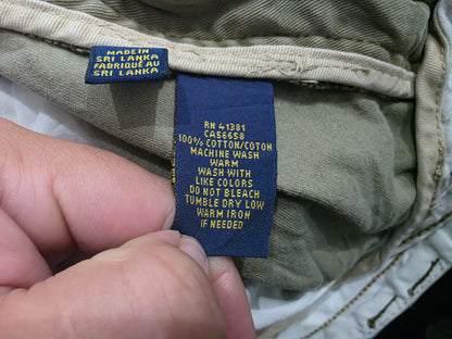 Bermuda Ralph Lauren Talla 36 Cargo Verde