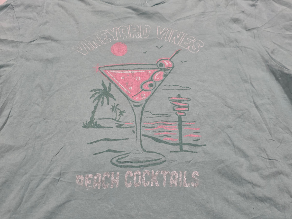 Playera Vineyard Vines Grande L Azul Agua