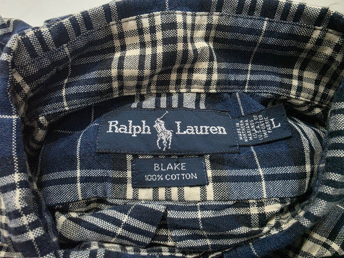 Camisa Ralph Lauren Grande L Blake Cuadro Azul
