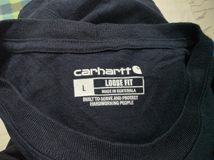 Playera Carhartt Grande L Azul Loose Fit