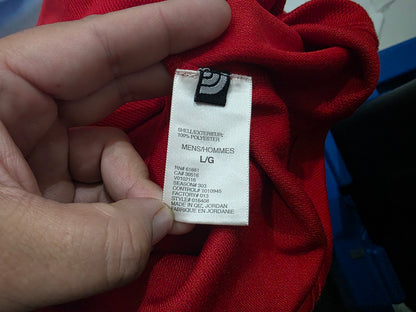 Playera The North Face Grandel Rojo Cierre Corto Manga Larga