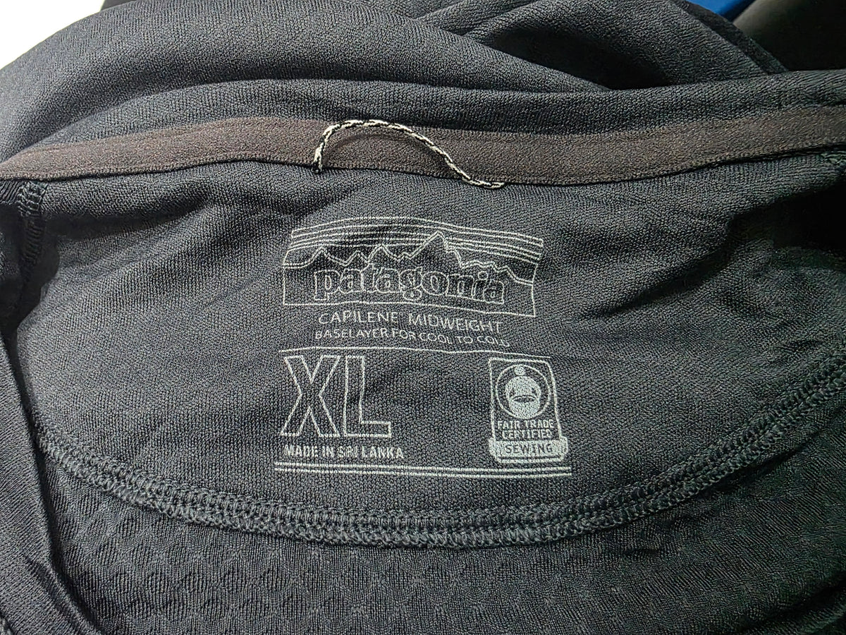 Playera Patagonia Xgrande Xl Gris Manga Larga
