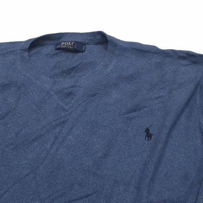 Sueter Ralph Lauren Xgrande Xl Azul Pony Azul Cuello Redondo