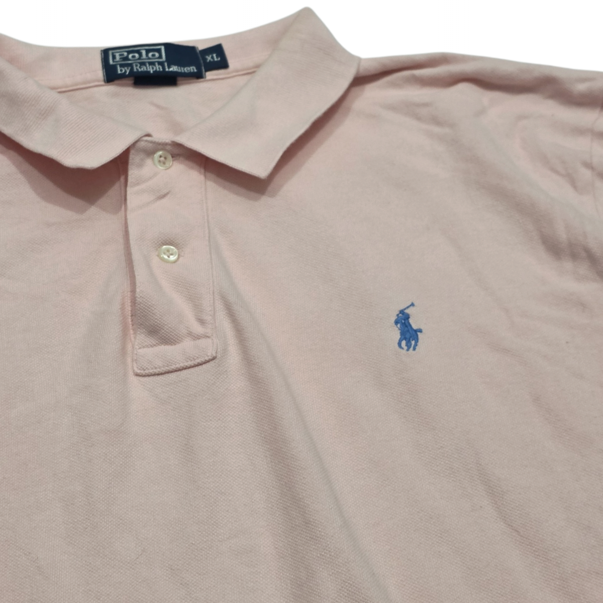 Playera Ralph Lauren Xgrande Xl Polo Rosa Manga Larga