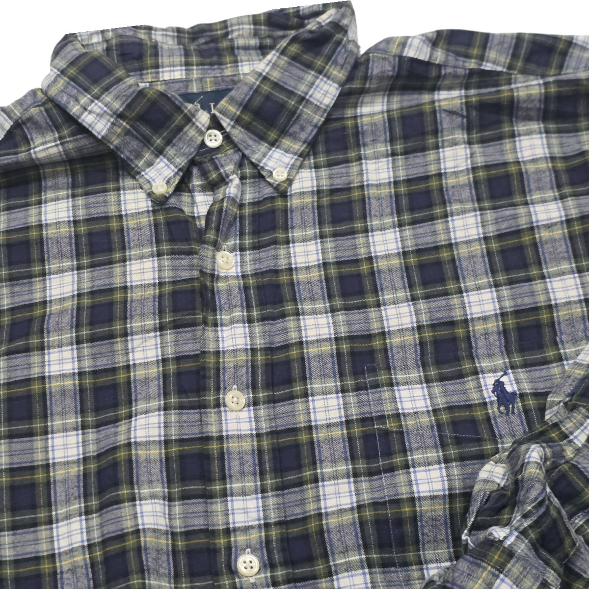Camisa Ralph Lauren Xgrande Xl Blake Verde Cuadro