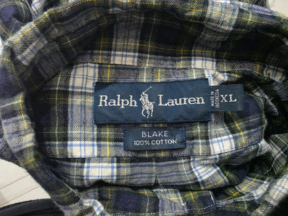 Camisa Ralph Lauren Xgrande Xl Blake Verde Cuadro