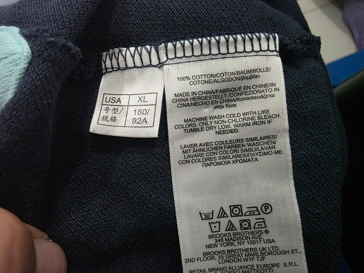 Playeras Brooks Brothers Xgrande Xl Polo Original Fit Azul