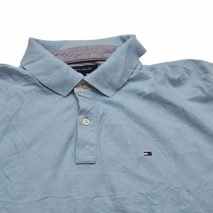 Playera Tommy Hilfiger Xgrande Xl Polo Azul Claro