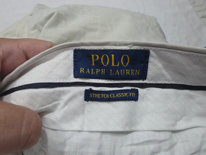 Bermuda Ralph Lauren Talla 42 Beige Stretch Classic