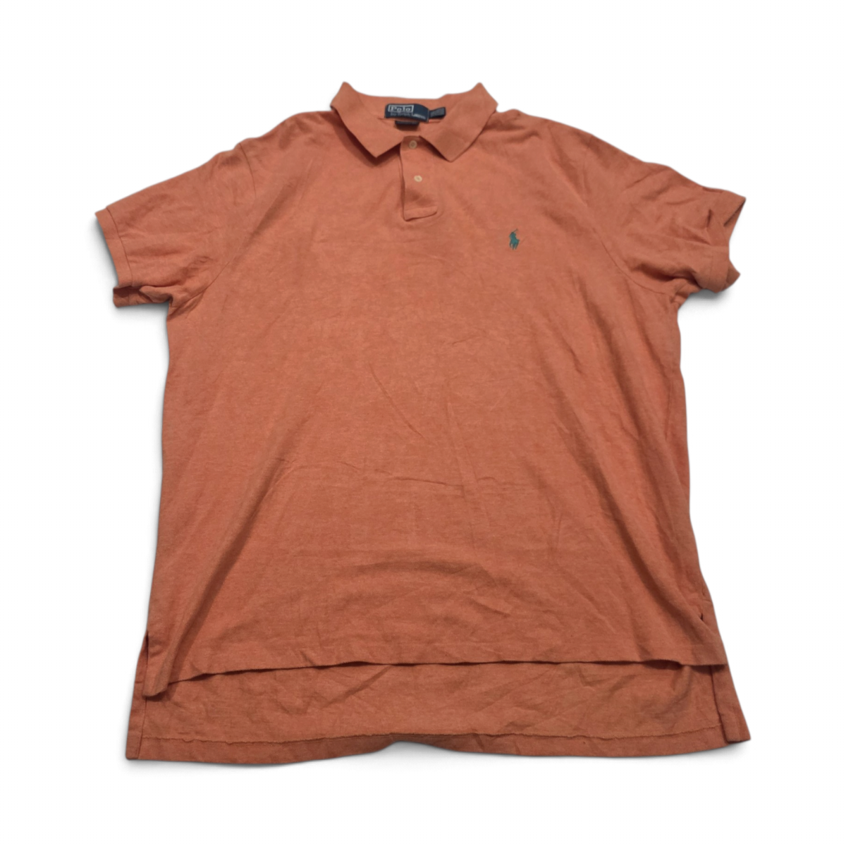 Playera Ralph Lauren Xxl Polo Custom Fit Naranja