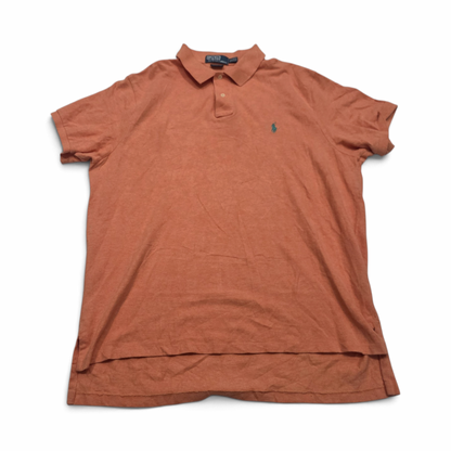 Playera Ralph Lauren Xxl Polo Custom Fit Naranja