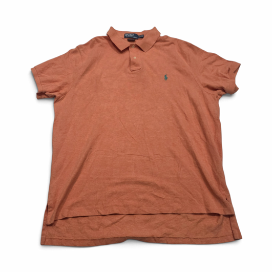 Playera Ralph Lauren Xxl Polo Custom Fit Naranja