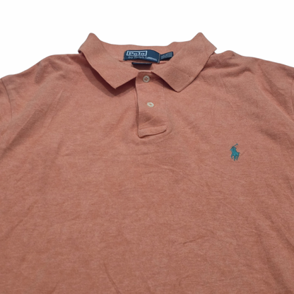Playera Ralph Lauren Xxl Polo Custom Fit Naranja