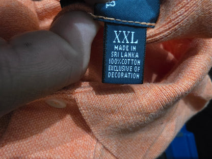 Playera Ralph Lauren Xxl Polo Custom Fit Naranja