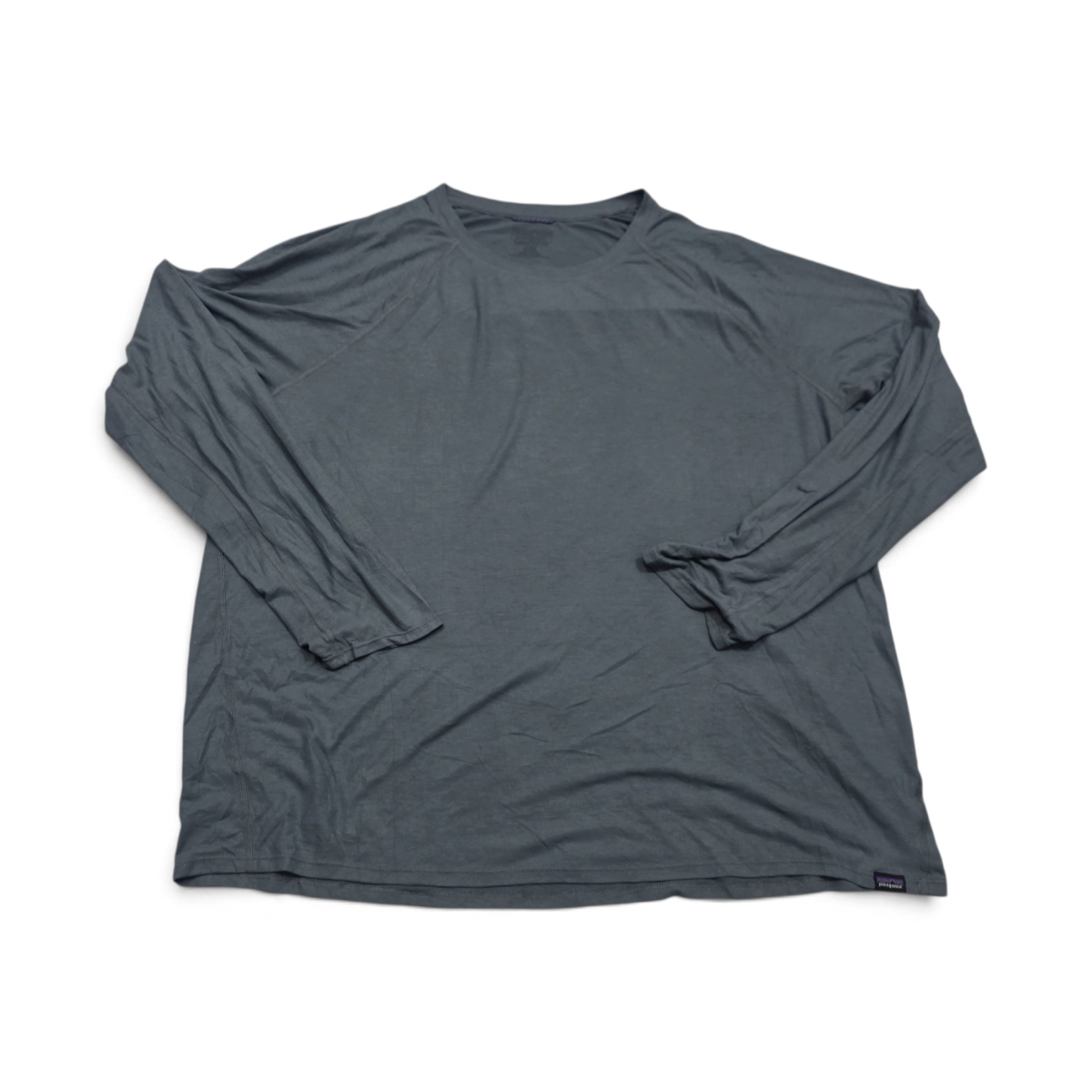Playera Patagonia Xxl Gris Capilene Cool Trail Manga Larga