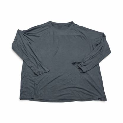 Playera Patagonia Xxl Gris Capilene Cool Trail Manga Larga