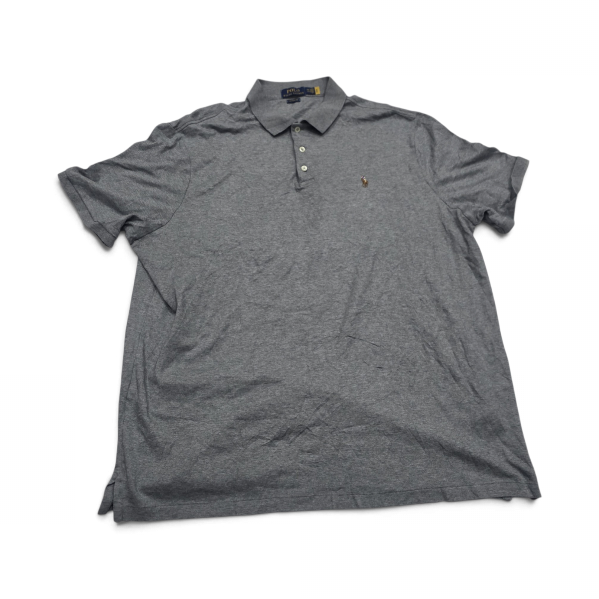 Playera Ralph Lauren Xxl Classic Fit Polo Gris