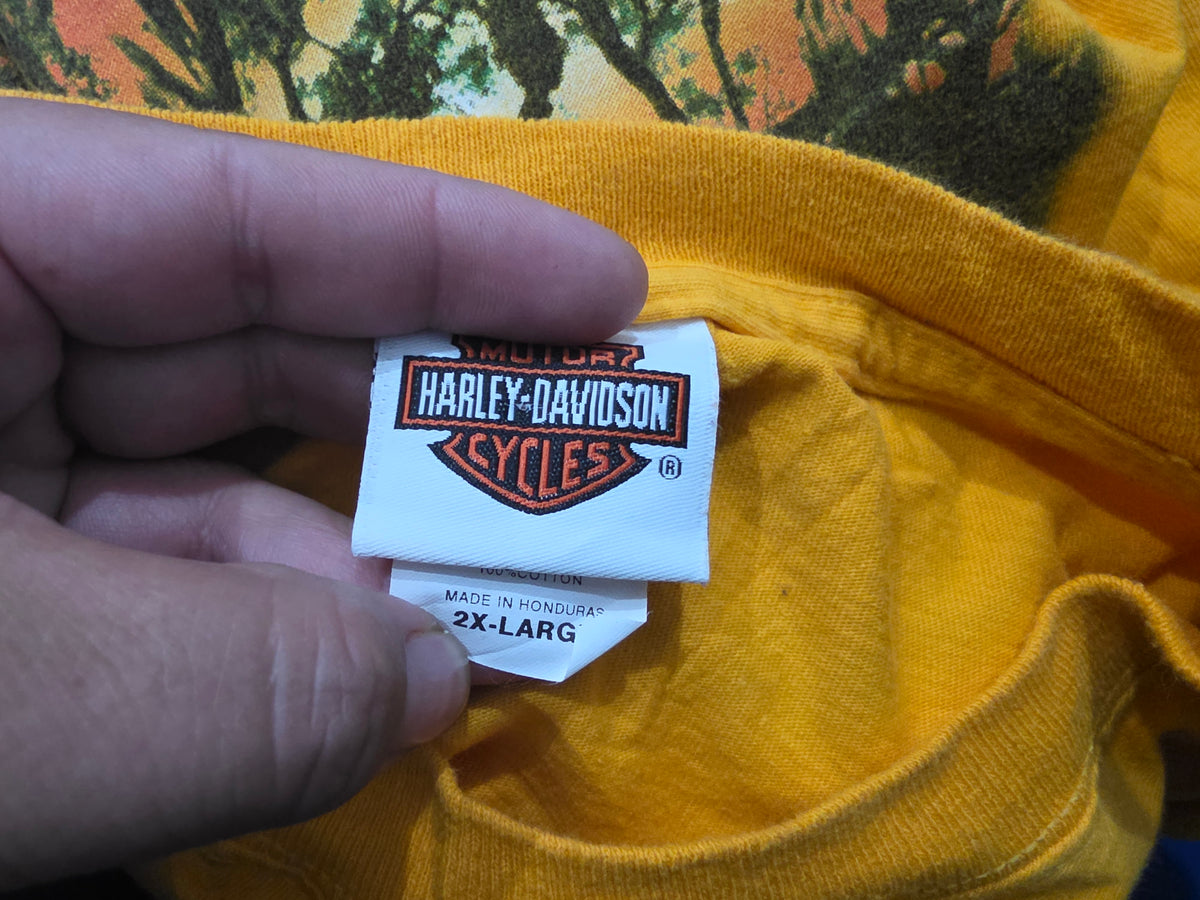 Playera Harley Davidson 2xl Mostaza