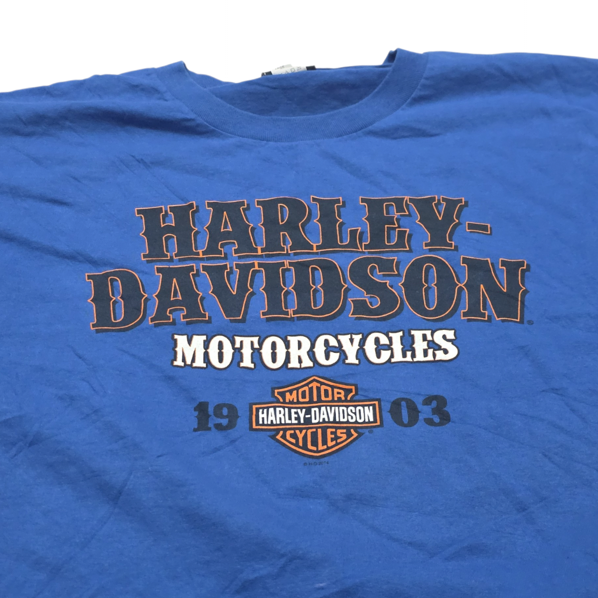 Playera Harley Davidson 2xl Georgia Azul