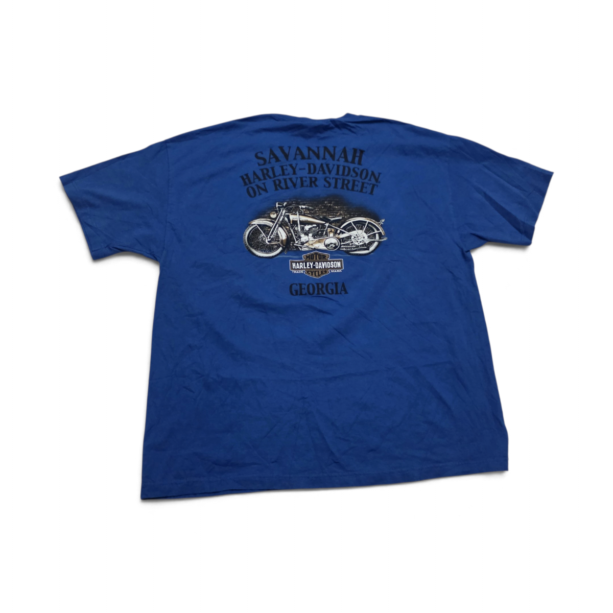 Playera Harley Davidson 2xl Georgia Azul
