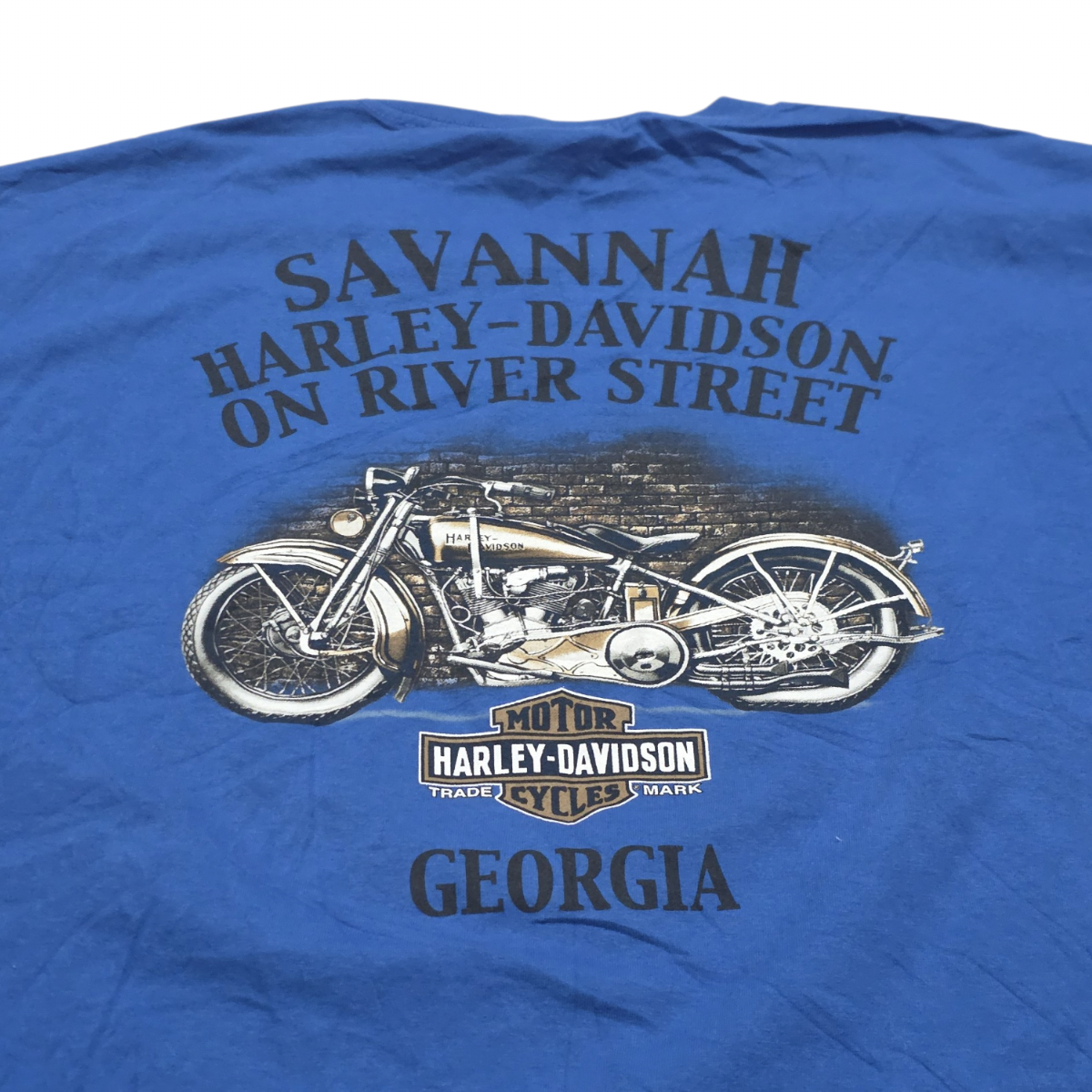 Playera Harley Davidson 2xl Georgia Azul
