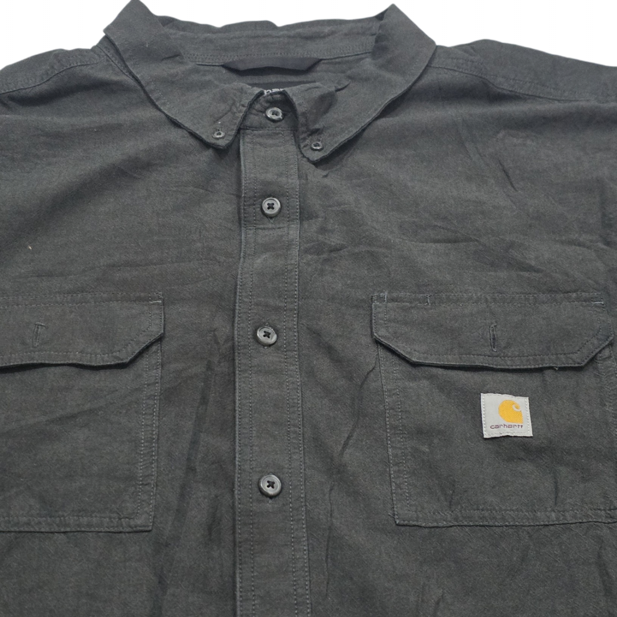 Camisa Carhartt 4xl Loose Fit Gris Manga Corta