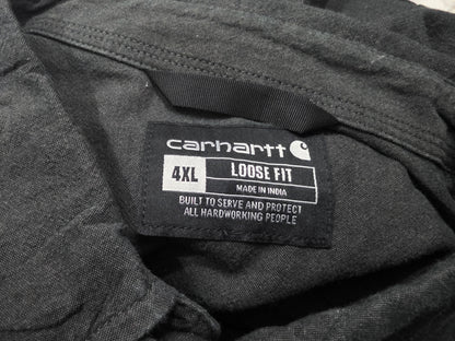 Camisa Carhartt 4xl Loose Fit Gris Manga Corta