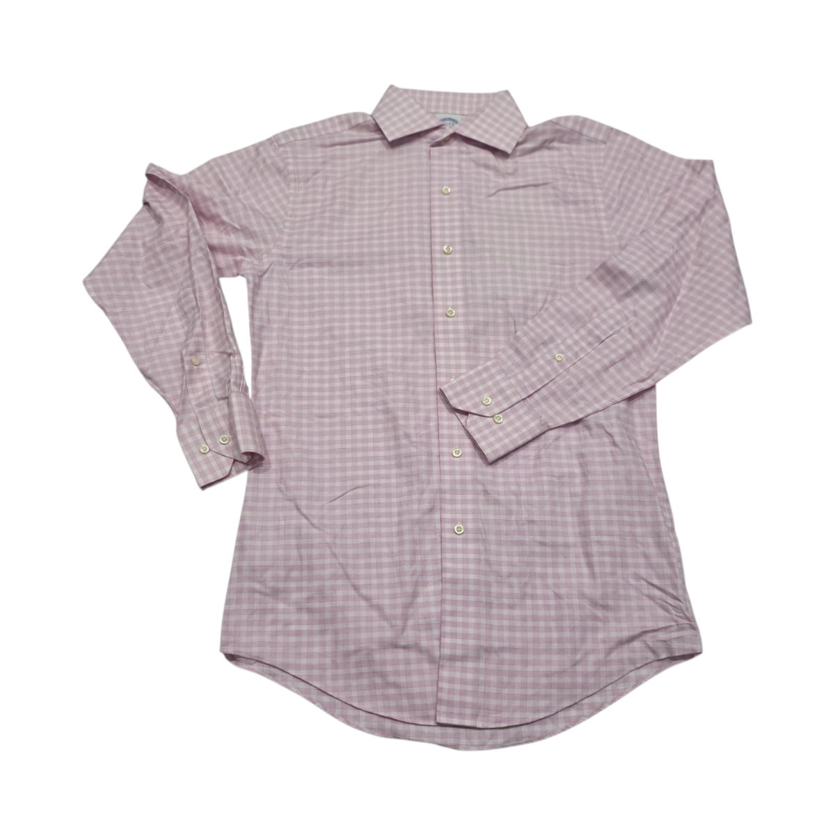 Camisa Brooks Brothers 14 1/2 2/3 Cuadro Rosa