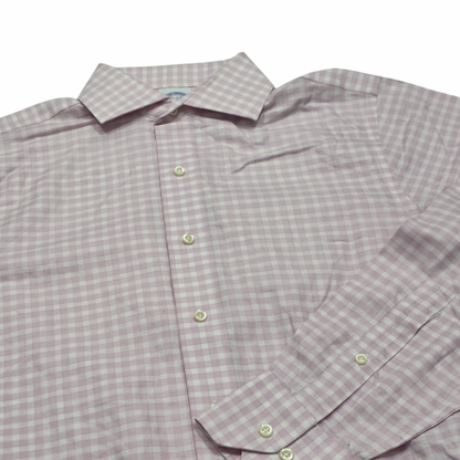 Camisa Brooks Brothers 14 1/2 2/3 Cuadro Rosa